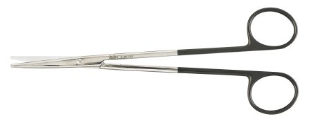 Miltex SuperCut - Dissecting Scissors Metzenbaum 7 Inch Length OR Grade German Stainless Steel NonSterile Finger Ring Handle Curved Blade Blunt Tip / Blunt Tip - 5-SC-182
