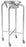 Pedigo Products - Solution Stand 7 Quart 1 Basin X-Shaped Base 34 Inch 14 X 14 Inch - P-78