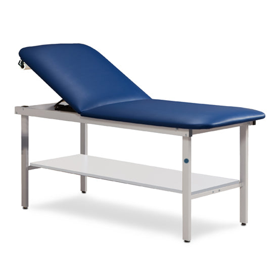 Clinton Industries TABLE, EXAM PUR/GRY 30" W/SHELF - 3020-30-3PG