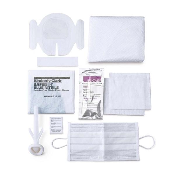 Medical Action Industries Kit Dressing Change Central Line With Nitrile Gloves/Wrap 17X19" 20/Ca - 262834