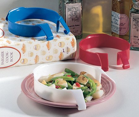 Patterson Medical Supply Plate Guard White, Plastic Food Guard - 1478