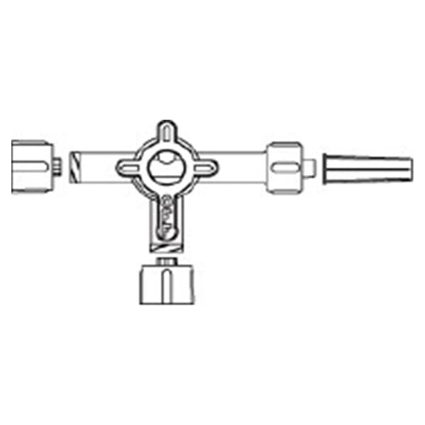 Smiths Medical ASD Stopcock 3-Way Priming Volume 0.4Ml Male Luer Lock 50/Case - MX431-1L