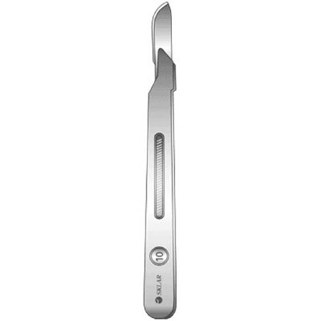 Sklar - Scalpel No. 10 Stainless Steel / Plastic Classic Grip Handle Sterile Disposable - 06-3110
