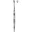 Sklar Sklar Dermal Curette Fox 5-1/2 Inch Length Single-ended Solid Flat Handle 3 mm Tip Straight Fenestrated Round Tip - 817566