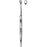 Sklar Sklar Dermal Curette Fox 5-1/2 Inch Length Single-ended Solid Flat Handle 4 mm Tip Straight Fenestrated Round Tip - 817931