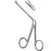 Sklar - Ear Forceps Hartmann-Alligator 3-1/2 Inch Length Surgical Grade Stainless Steel NonSterile NonLocking Finger Ring Handle Angled Delicate Serrated Tips - 67-1036
