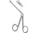 Sklar Sklar Ear Forceps Hartmann-Alligator 3-1/2 Inch Surgical Grade Stainless Steel NonSterile NonLocking Finger Ring Handle Angled Delicate Serrated Tips - 67-1036