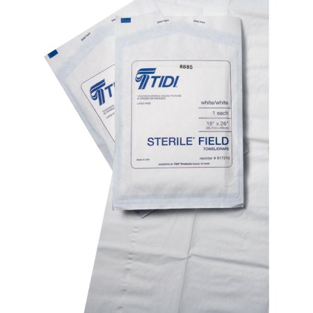 Tidi - General Purpose Drape Towel Drape 18 W X 26 L Inch Sterile - 917270