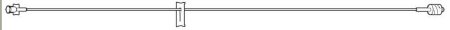 Baxter INFUSO.R. Administration Set InfusO.R. 72 Inch - 2C9218