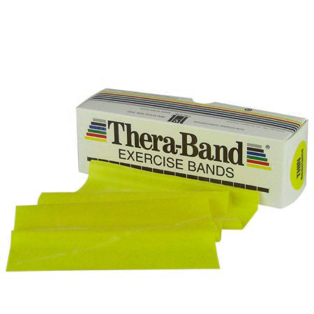 TheraBand - Exercise Resistance Band Yellow 5 Inch X 6 Yard X-Light Resistance - 10-1000