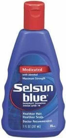 Ross Labs Selsun Blue Shampoo 7 oz. Squeeze Bottle Scented - 4116762021