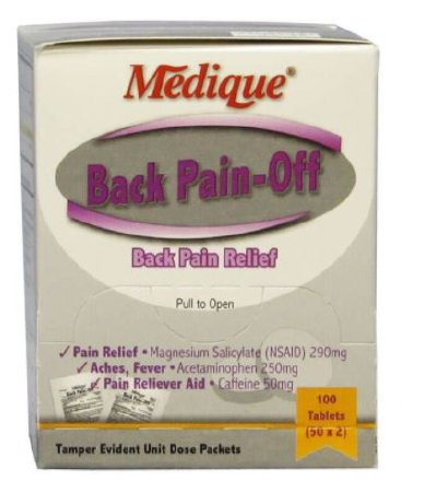 Medique Products Medique Pain Relief 250 mg - 290 mg Strength Acetaminophen / Magnesium Salicylate Tablet 250 per Box - 7333