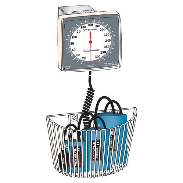 W A Baum Co Inc Sphygmomanometer Aneroid Calibrated V-Lok Adlt/Chld Arm Dl Dspl Neutral White Ea - 970