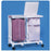 Innovative Prods Unlimited Hamper Linen Chrome Plated Steel Double 18X37X34-3/4" White Ea - LH22-LINEN