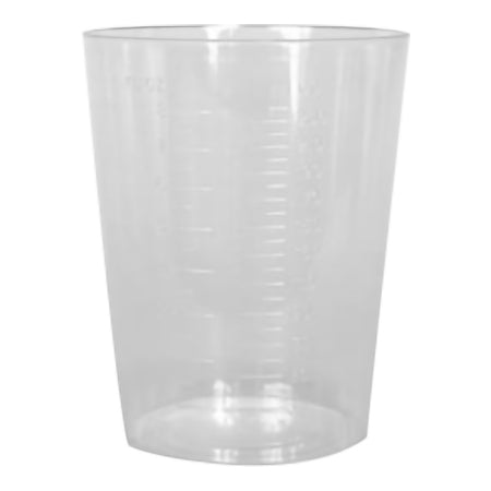 Medegen - Graduated Tumbler 8 oz. Clear Plastic Disposable - 02069