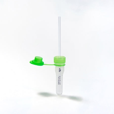 Ram Scientific Safe-T-Fill Capillary Blood Collection Tube Plasma Tube Lithium Heparin Additive 10.8 X 46.6 mm 200 µL Green Attached Cap Plastic Tube - 77250