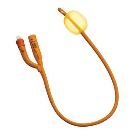 Rusch Gold - Foley Catheter 2-Way Standard Tip 30 cc Balloon 12 Fr. Silicone Coated Latex - 180730120