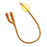 Rusch Gold - Foley Catheter 2-Way Standard Tip 30 cc Balloon 12 Fr. Silicone Coated Latex - 180730120