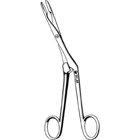 Sklar Septum Forceps Knight 7 Inch Surgical Grade Stainless Steel NonSterile NonLocking Finger Ring Handle Straight - 70-5170