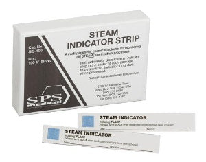 SPS Medical Supply SPSmedical Sterilization Chemical Indicator Strip Steam 4 Inch - SIS-100