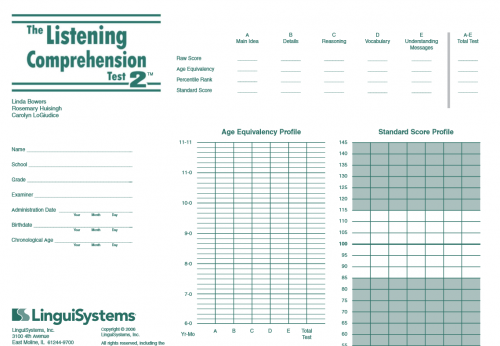 LCT-2 Test Forms 