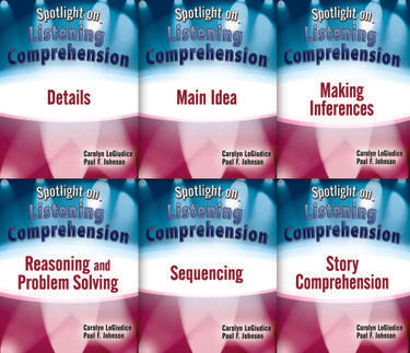 Pro-ed Spotlight on Listening Comprehension: 6-Book Set by Carolyn LoGiudice, Paul F. Johnson- 31814