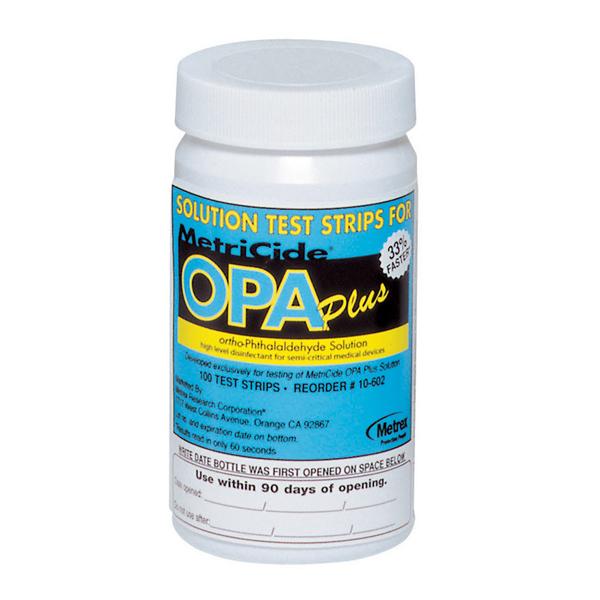 Metrex/TotalCare Strip Testing Metricide Opa Plus 100/Bt, 2 Bt/Ca - 10-602