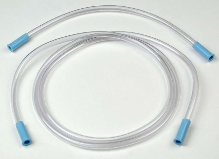 Gomco - Suction Connector Tubing 15 Inch Length / 6 Foot Length 0.25 Inch I.D. Sterile Female Connector Clear Smooth OT Surface PVC - S610100