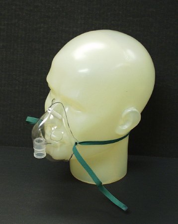Salter Labs - Aerosol Mask Elongated Style Adult One Size Fits Most Adjustable Head Strap - 8100-0-50