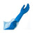 TIDIShield - Exam Glove TidiShield X-Large NonSterile Latex Extended Cuff Length Fully Textured Blue Chemo Tested - 932486-1