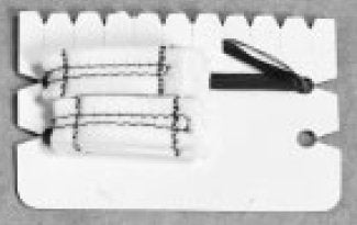 Gardlok - Surgical Neuro Sponge X-Ray Detectable Cotton 1/2 X 1 Inch 10 Count Card Sterile - 200106
