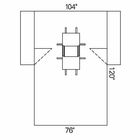 O&M Halyard Inc Abdominal Drape Laparoscopic / Cholecystectomy Drape 104 W X 76 W X 120 L Inch Sterile - 89229