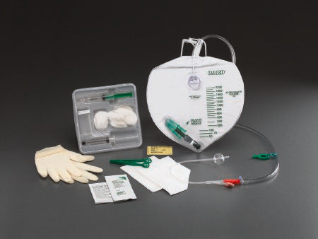 Bard Lubri-Sil Indwelling Catheter Tray Foley 16 Fr. 5 cc Balloon Hydrogel Coated Silicone - 907316