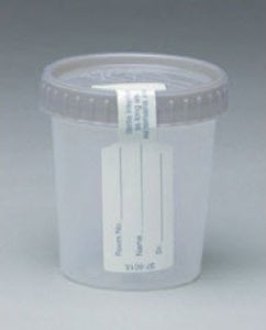 Gent-L-Kare - Specimen Container 120 mL (4 oz.) Screw Cap Sterile Inside Only - 01056