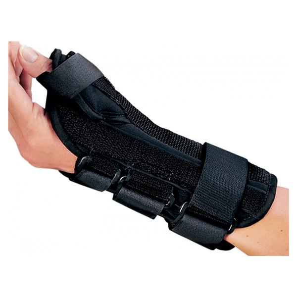 DJO Brace Comfortform Adult Wrist/Thumb Foam Laminate Black Size 8.5" Large Right Ea - 79-87307