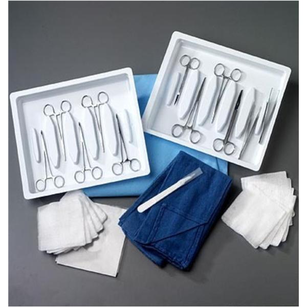 Sklar Instruments Tray Surgical Minor With Gauze/Needle/Scalpel #15 10/Ca - 96-1744