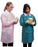 Cardinal ChemoPlus Lab Coat Teal X-Large Long Sleeves Knee Length - 932886