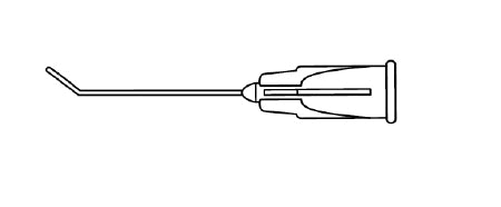 Beaver-Visitec International Visitec Rycroft Anterior Chamber Cannula Angled, 45 Degree 27 Gauge 7/8 Inch - 581280