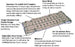EHOB Waffle M.A.D Mattress Overlay - 1004EC