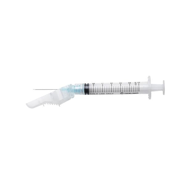 Terumo Corp Syringe/Needle 3Cc Luer Lock 23Gx1" Surguard 3 Safety 100/Bx, 4 Bx/Ca - SG3-03L2325