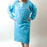 O&M Halyard Inc Over-the-Head Protective Procedure Gown One Size Fits Most Unisex NonSterile Blue - 69602