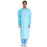 Halyard - Protective Procedure Gown One Size Fits Most Blue NonSterile ASTM F1671 Disposable - 69490