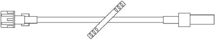 Baxter Extension Set 61 Inch 2.5 mL Priming Volume DEHP - 2C9221