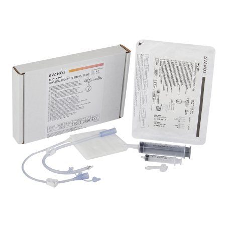 MIC-Key - Gastrostomy Feeding Tube Kit 16 Fr. 1.7 cm Tube Silicone Sterile - 0120-16-1.7
