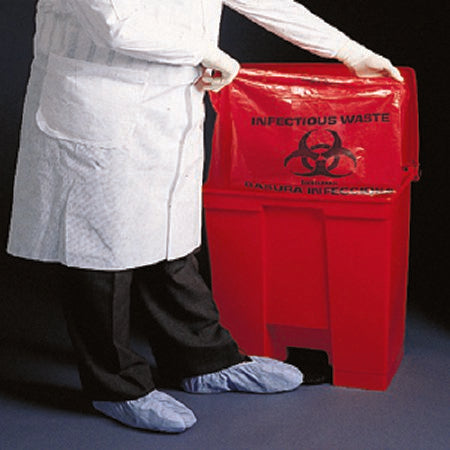 McKesson McKesson Infectious Waste Bag 40 - 45 gal. Red LLDPE 40 X 46 Inch - 1049403