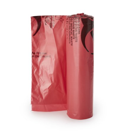 McKesson - Infectious Waste Bag 40 to 45 gal. Red Bag LLDPE 40 X 46 Inch - 03-4773