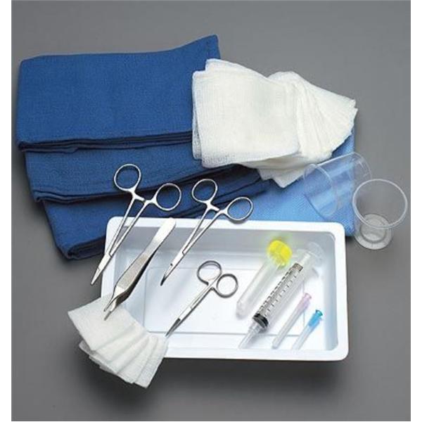 Sklar Instruments Tray Laceration Minor A With 10 Gauze Sponges 4X4" 12-Ply Lf Sterile 12/Ca - 96-1715