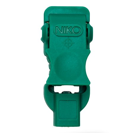 Nikoclip - ECG Clip Green, Flat, Wide-Bodied, Plastic Nikotab System - NIK-20