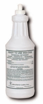 Wexford Labs Wex-Cide Surface Disinfectant Cleaner Quaternary Based Liquid 1 Quart Bottle Citrus Scent - 2120-02