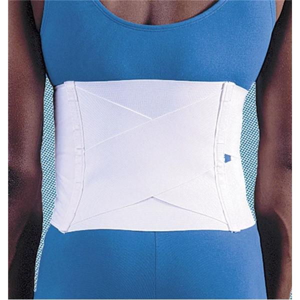 Frank Stubbs Co Inc Support Criss-Cross Back Elastic White Size One Size Fits All Universal Each - F003650